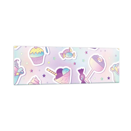 Üveg kép - Hogy minden nap születésnap legyen - 160x50 cm