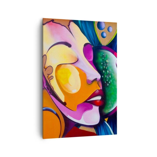 Vászonkép - Megérinteni színnel - 70x100 cm