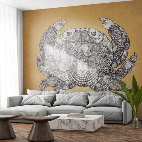Fotótapéta Premium Sand - Rák úr történetei - Rák, Állatok, Rajz - 500x350 cm