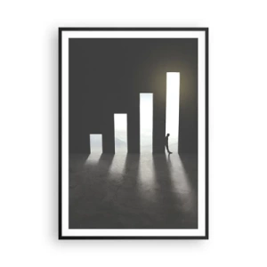 Poszter fehér keretben - Siker - egy benyomás - 70x100 cm