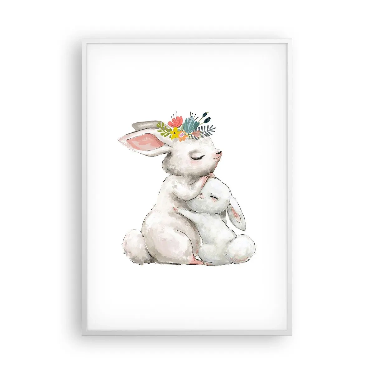 Poszter fekete keretben - Nincs olyan, mint anyánál - 70x100 cm