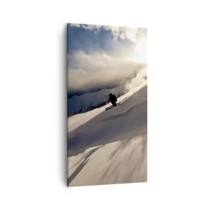 Vászonkép - Hegyi kihívás teljesítve - 55x100 cm