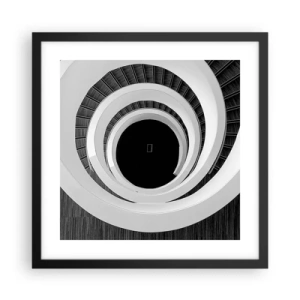 Poszter fehér keretben - Lényegre törő - 40x40 cm