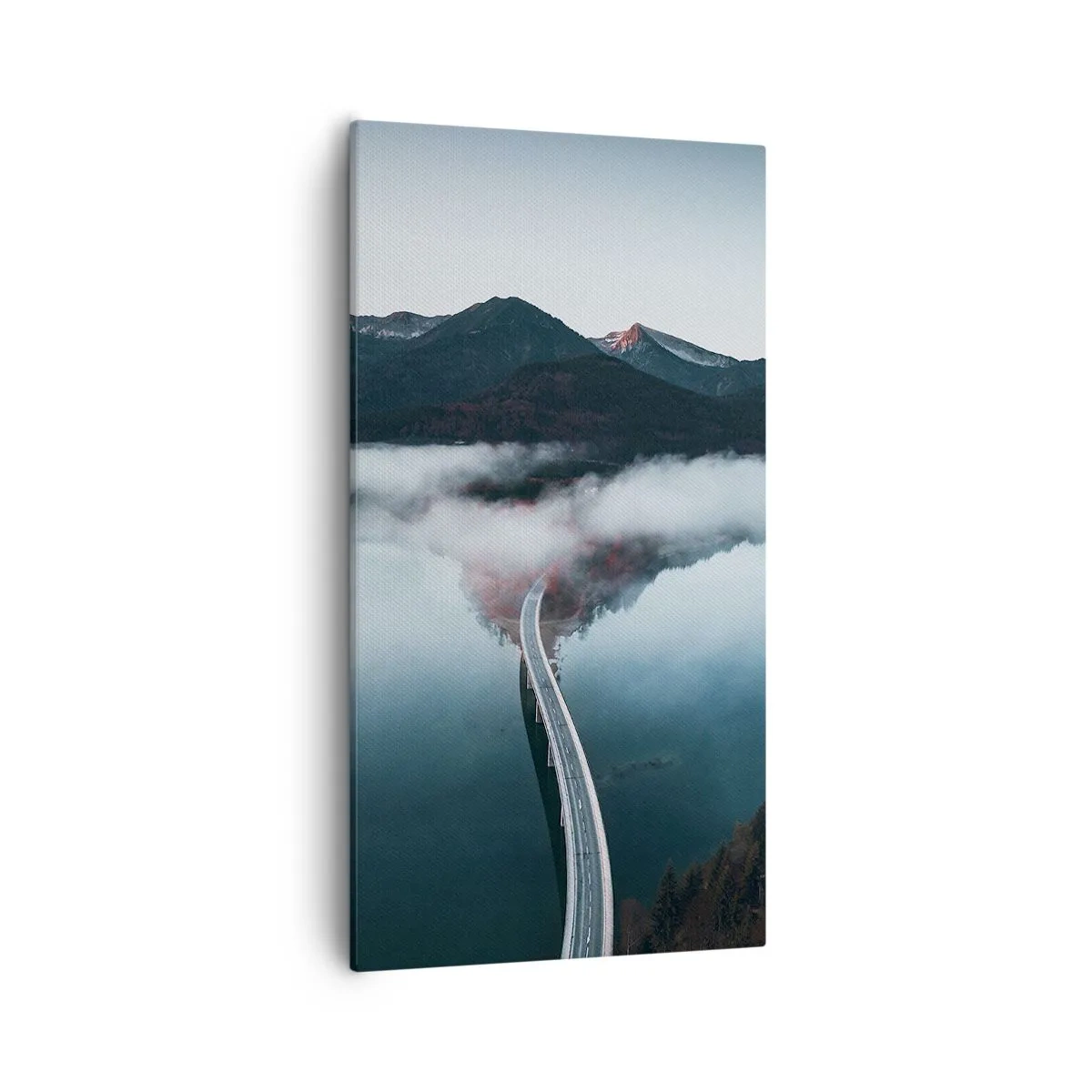 Vászonkép - Tükörsima víz felett - 55x100 cm