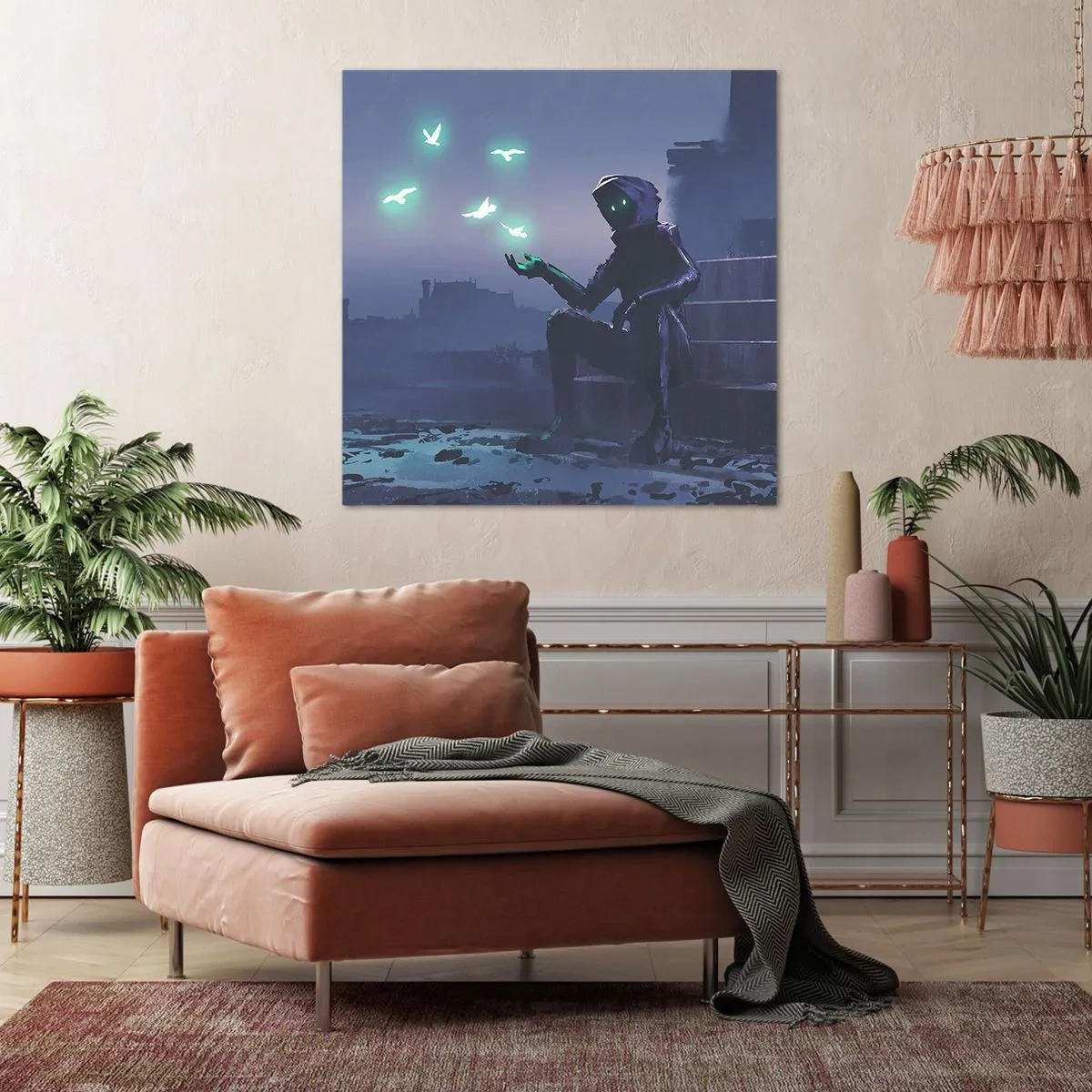 Vászonkép - Az élet vissza fog térni - 70x70 cm