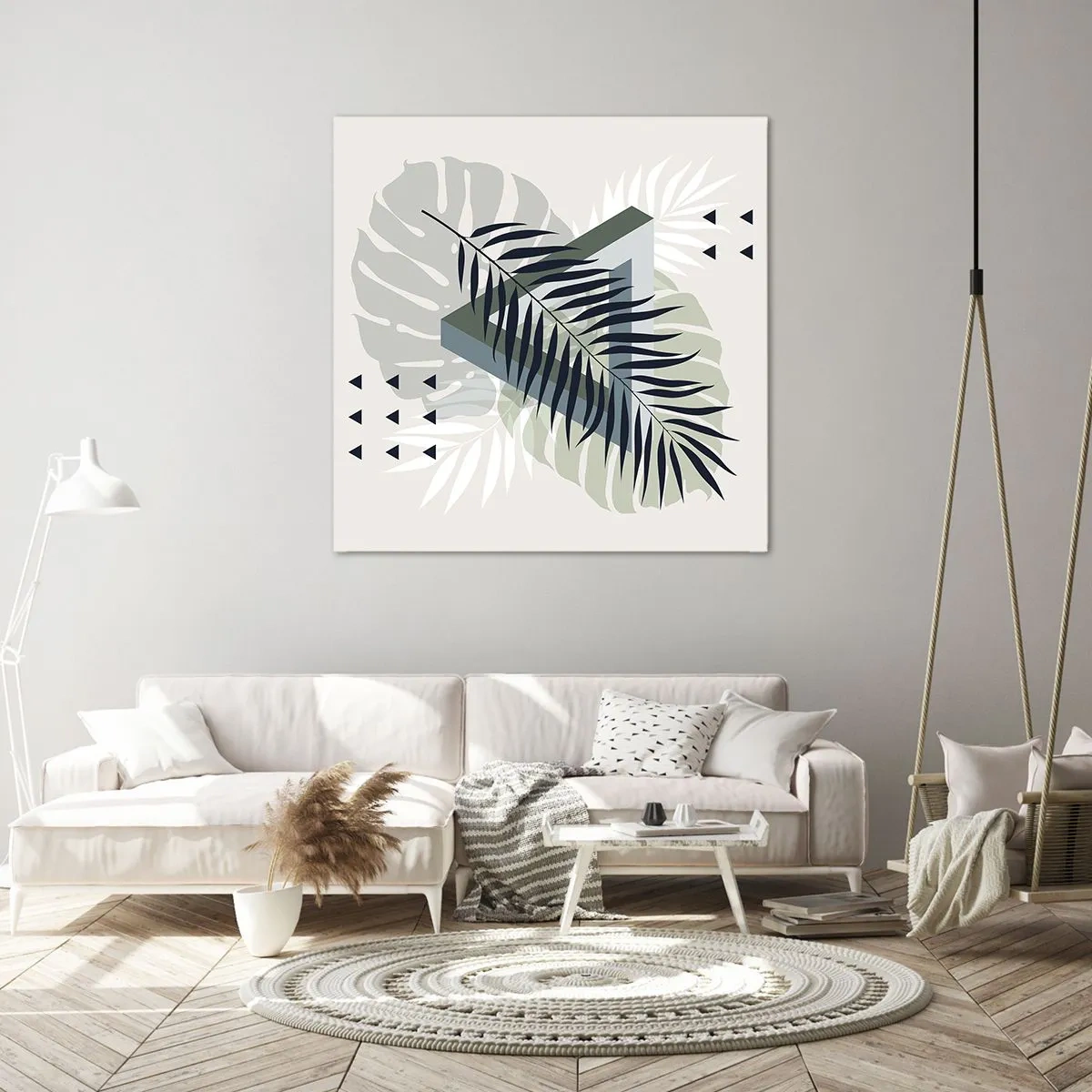 Vászonkép - Természet és geometria – két rend? - 70x70 cm