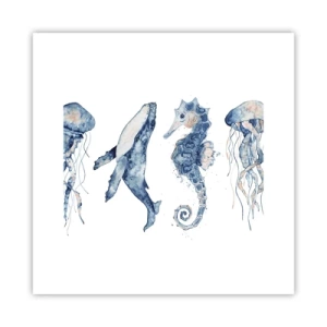 Poszter - Tengeri csodák - 30x30 cm