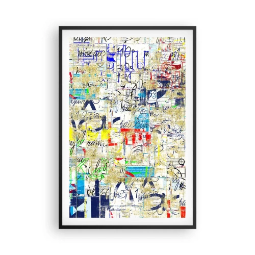 Poszter fehér keretben - Egyszerűen tetszik a szemnek - 61x91 cm