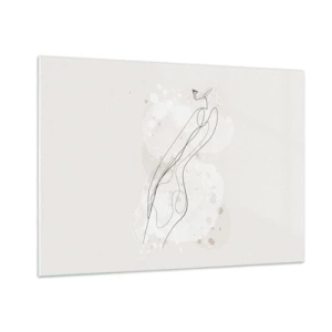 Üveg kép - Eltévedni nézésben - 100x70 cm