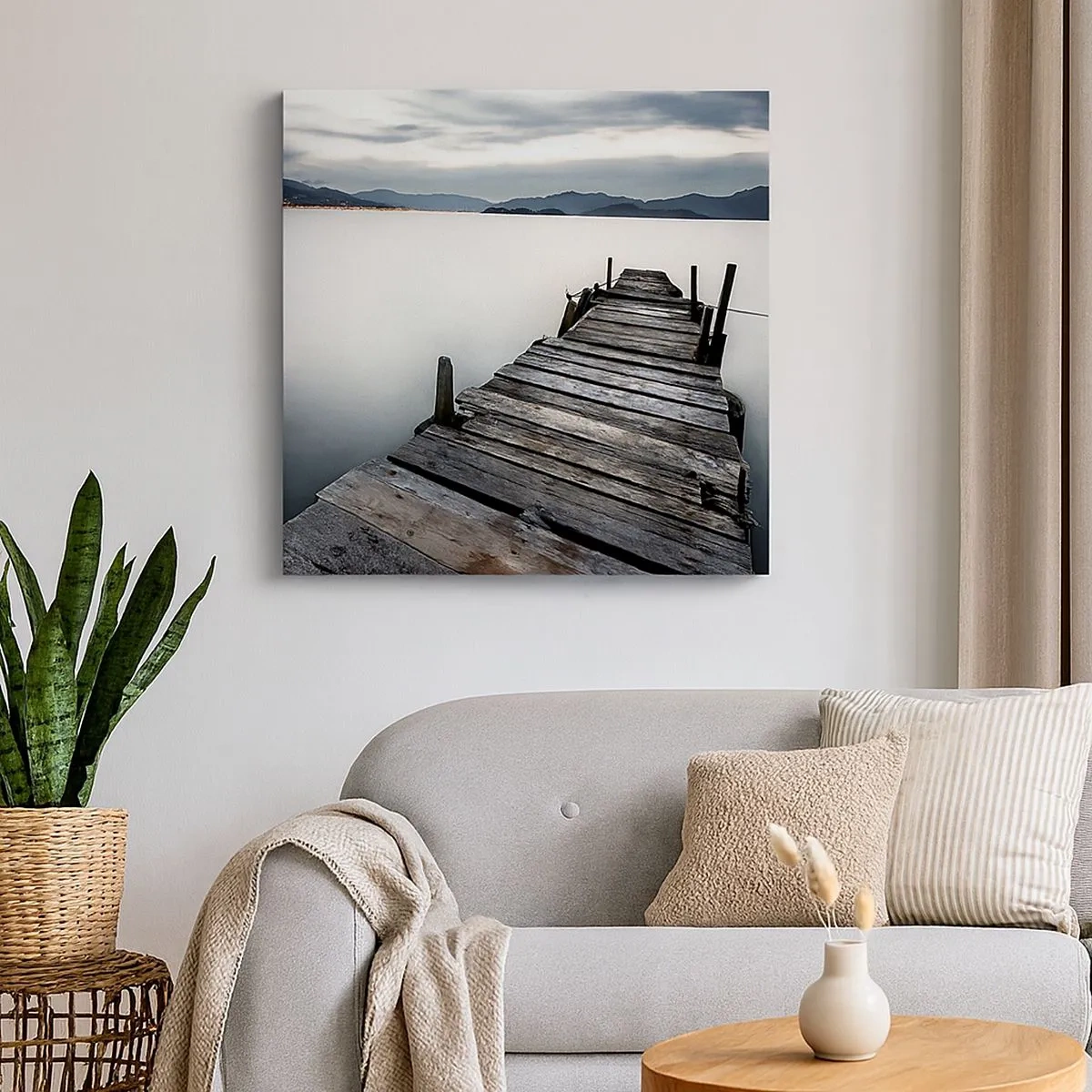 Vászonkép - Merüljön el a békében - 30x30 cm