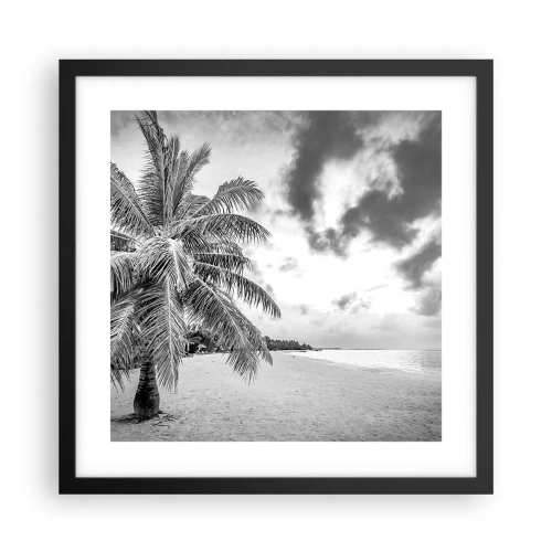 Poszter fehér keretben - Amikor a magányra vágysz... - 40x40 cm