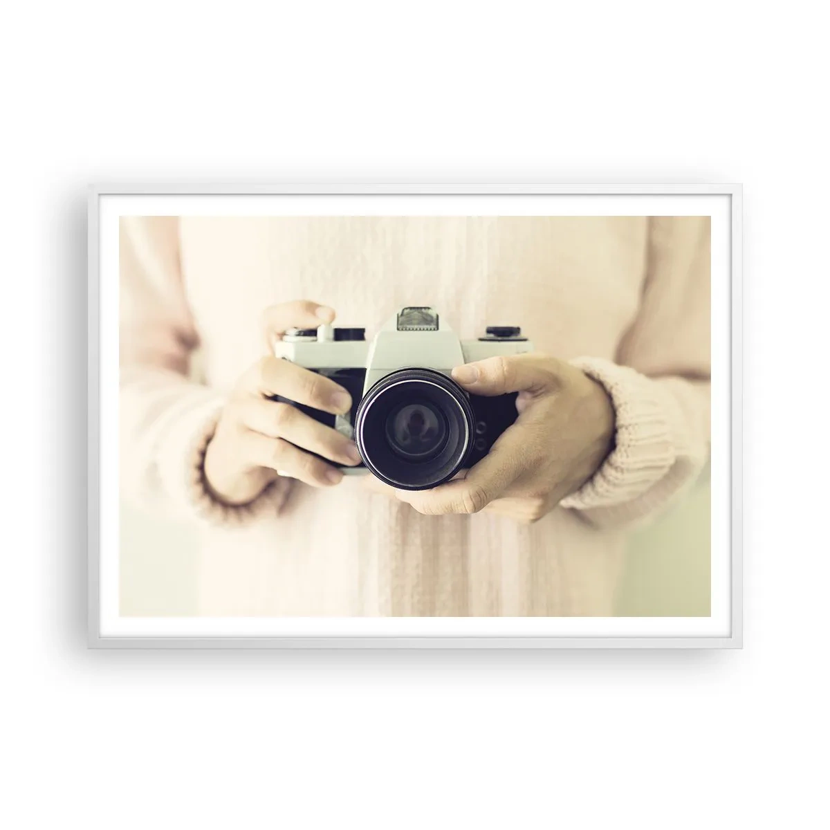 Poszter fekete keretben - Többet látni... - 100x70 cm