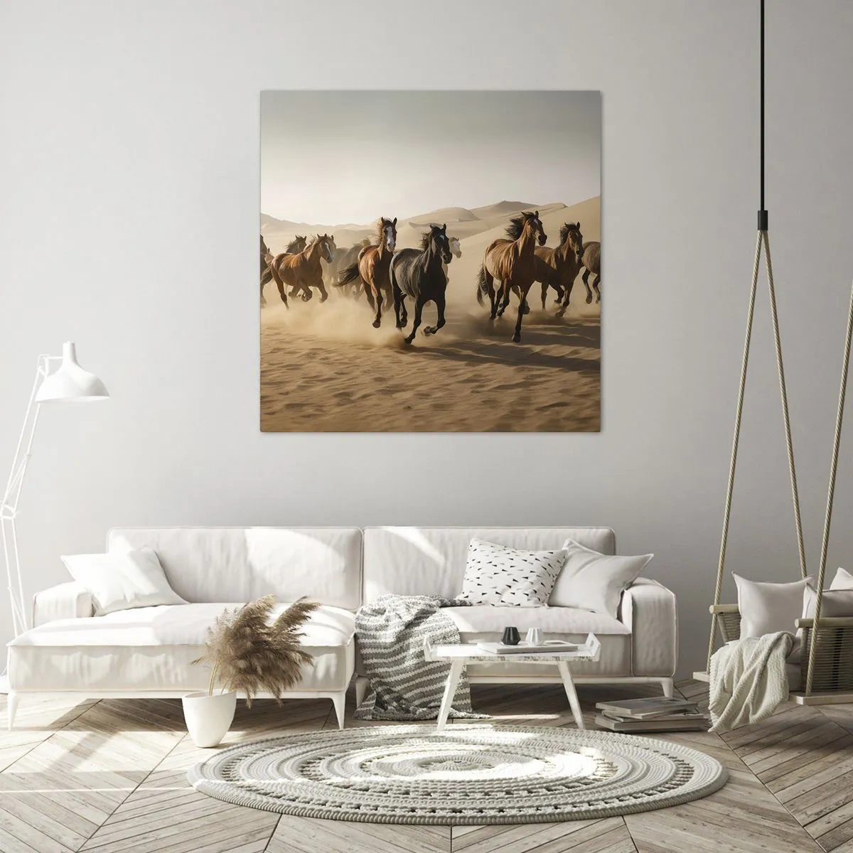 Vászonkép - Szabad, mint a szél - 40x40 cm