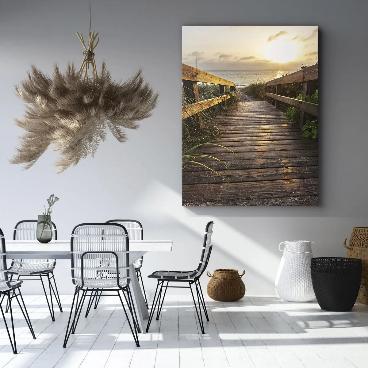 Vászonkép - És egyenesen a partra - 70x100 cm
