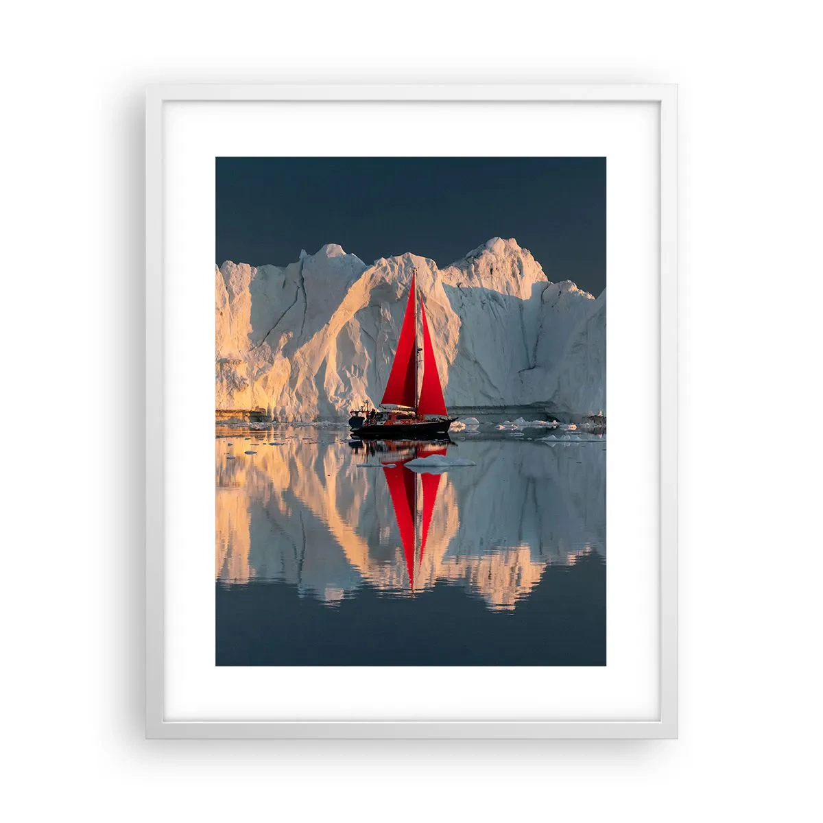 Poszter fekete keretben - A világ peremén - 40x50 cm