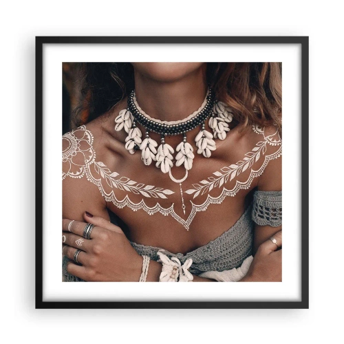 Poszter fehér keretben - Talizmánok, a nőiesség rituáléi - 50x50 cm