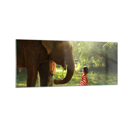 Üveg kép - A barátság ereje - 100x40 cm