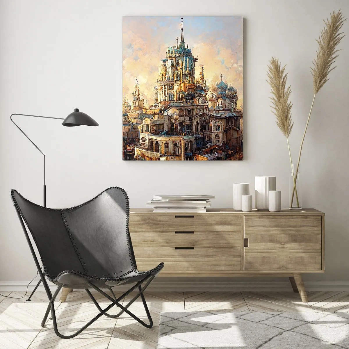Üveg kép - A városok városa - 50x70 cm