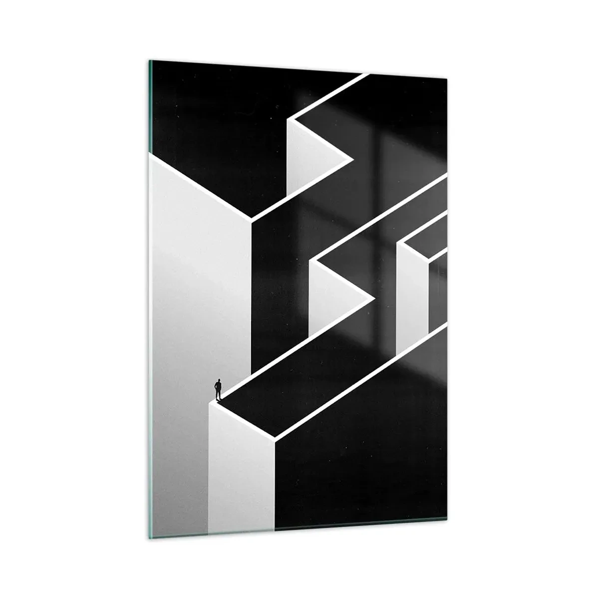 Üveg kép - Magány a csúcson - 50x70 cm