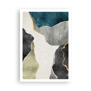 Poszter - Mozaik kompozíció aranyszállal - 70x100 cm