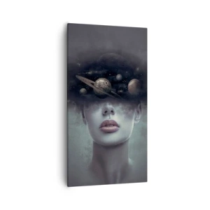 Vászonkép - És a bolygók megvadulnak... - 55x100 cm