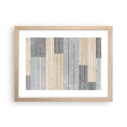 Poszter világos tölgy keretben - Kompozíció: tartsa a függőlegeset - 40x30 cm