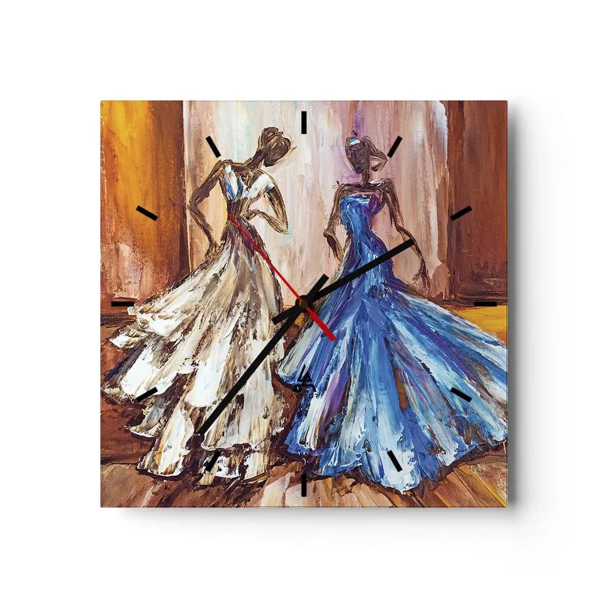 Falióra, Óra - Hálás páros - 30x30 cm