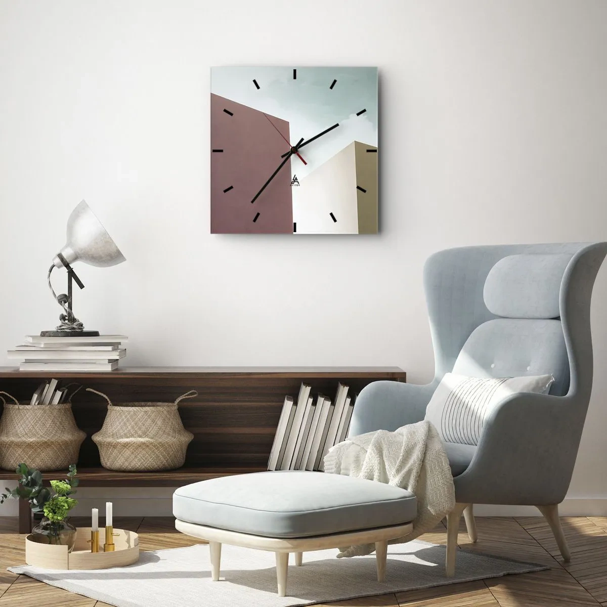 Falióra, Óra - Egy napsütéses nyár geometriája - 30x30 cm