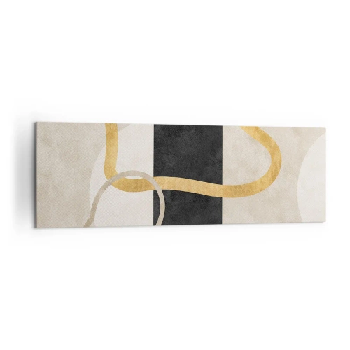 Vászonkép - Hurkolt formák - 160x50 cm