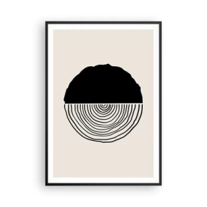 Poszter fehér keretben - Fele fele - 70x100 cm