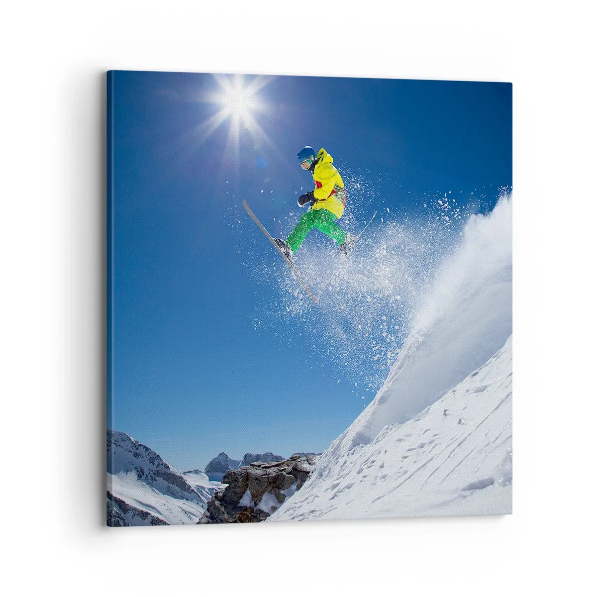 Vászonkép - Tánc a hegyekkel - 70x70 cm