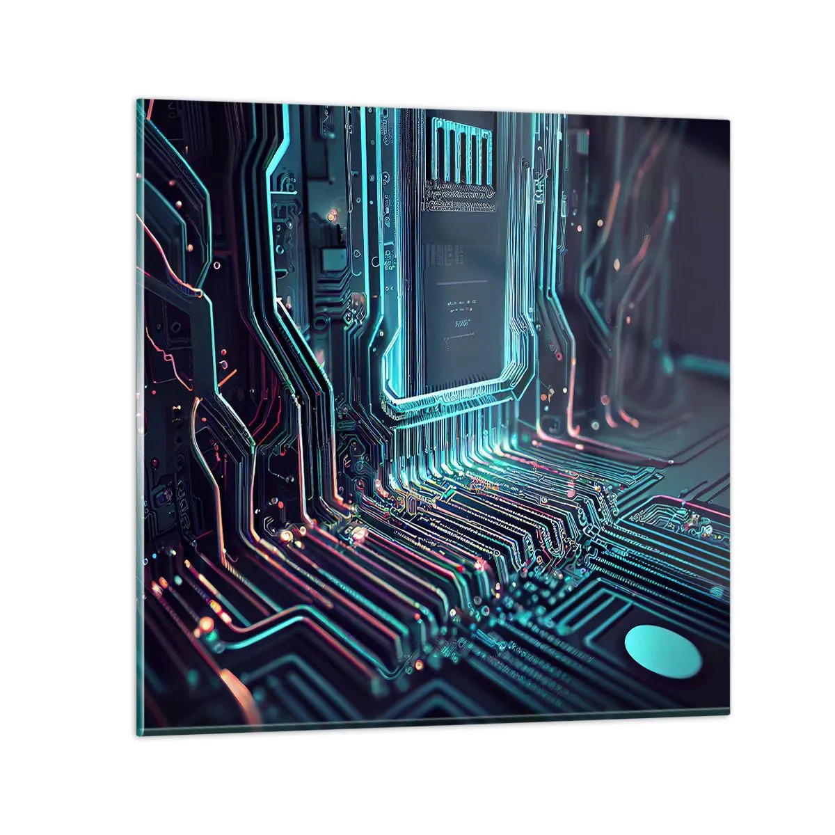 Üveg kép - Úgy gondolom... - 30x30 cm