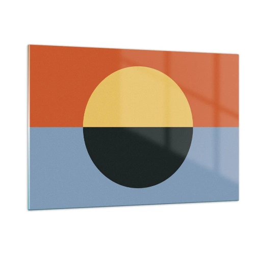 Üveg kép - A meleg és a hideg kompozíciója - 120x80 cm