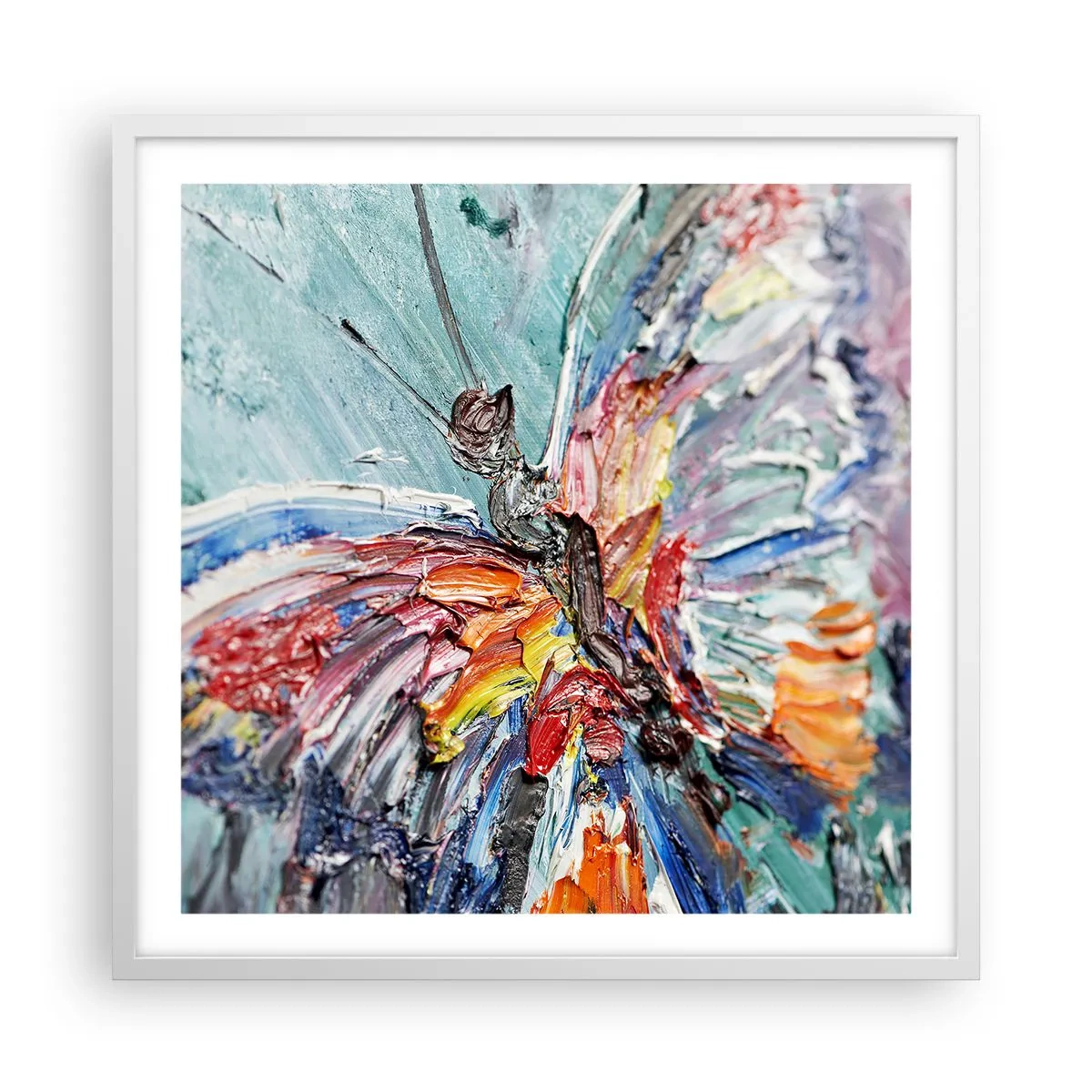 Poszter fekete keretben - A természet által festett - 60x60 cm