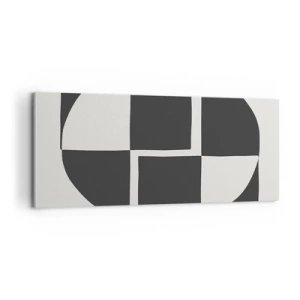 Vászonkép - Antitézis – szintézis - 100x40 cm