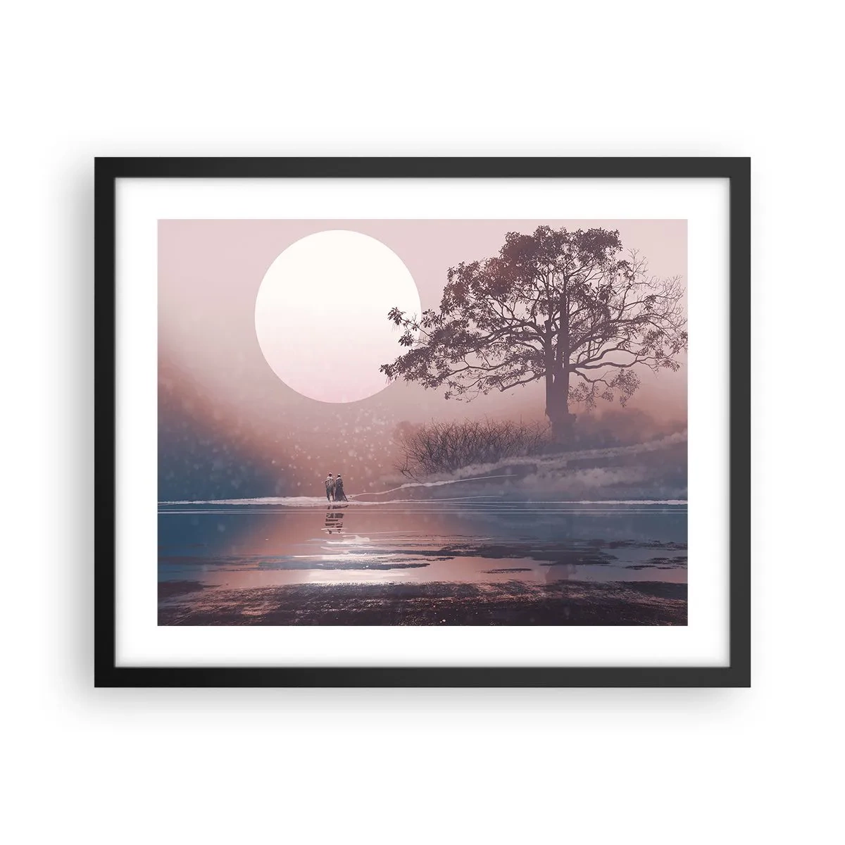 Poszter fehér keretben - Éjszakai csodák - 50x40 cm