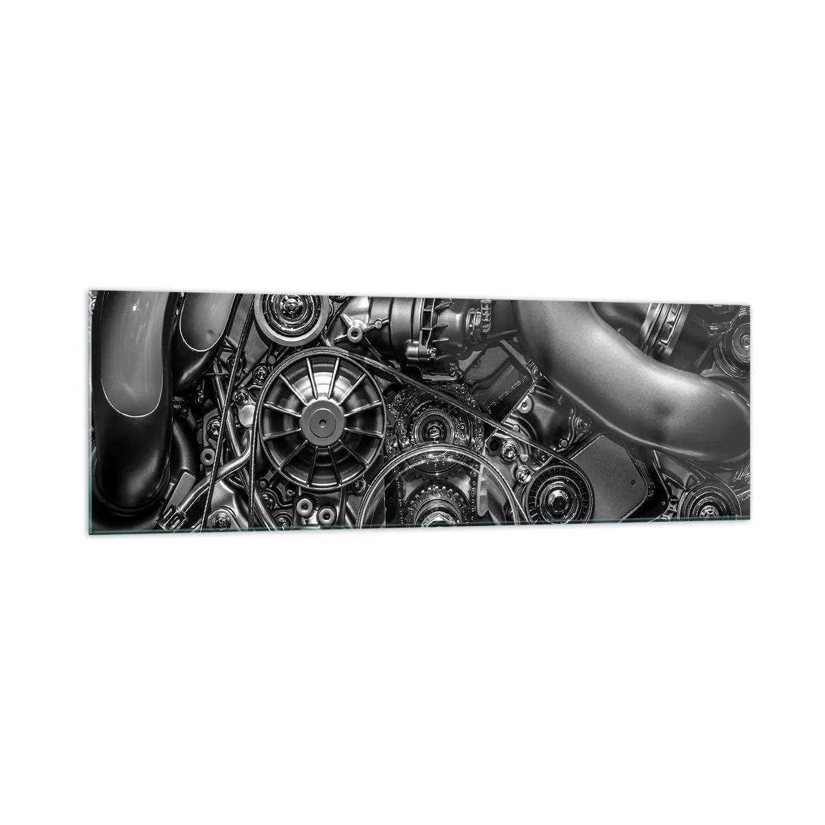 Üveg kép - A mechanika költészete - 160x50 cm