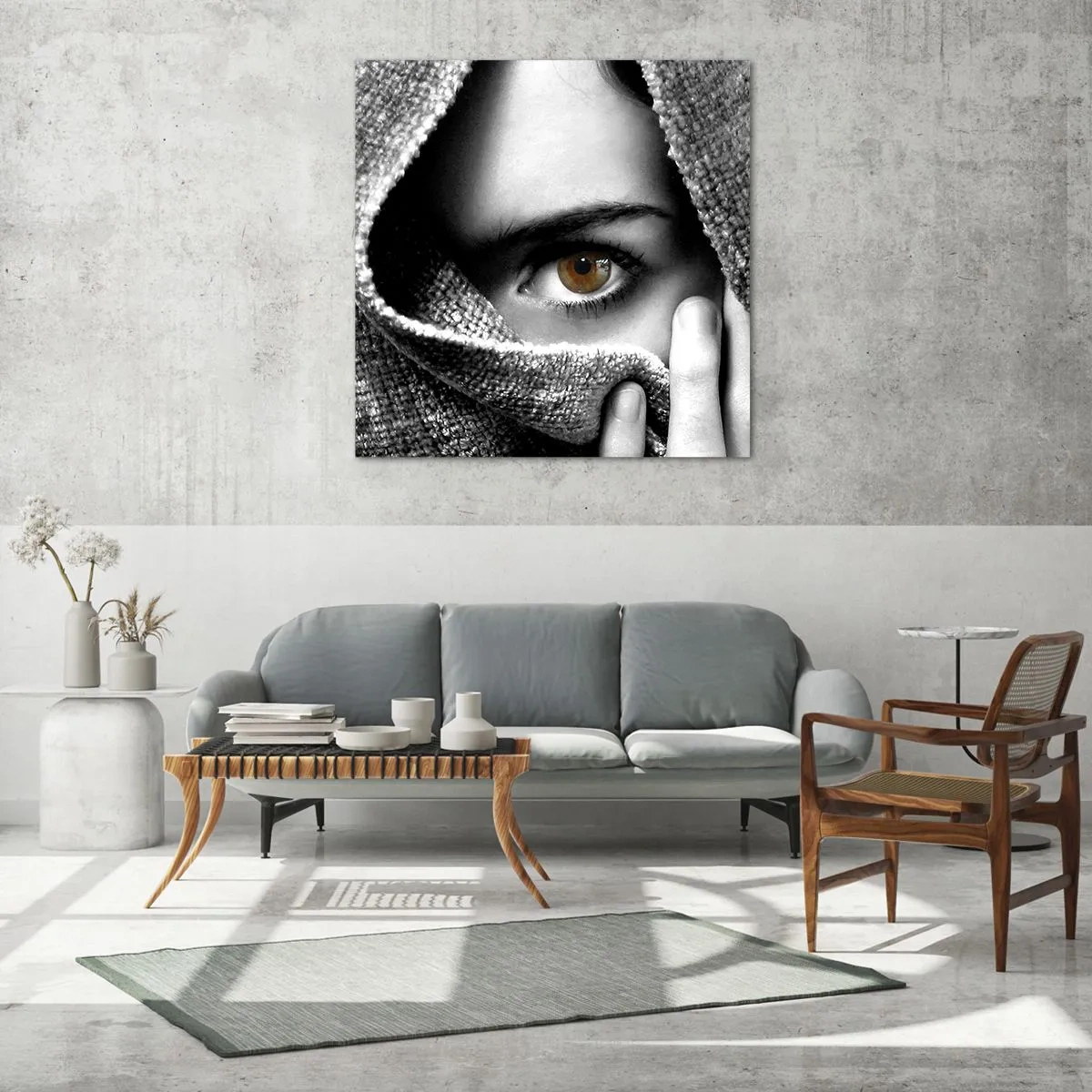 Üveg kép - Ismerd meg a titkot - 40x40 cm