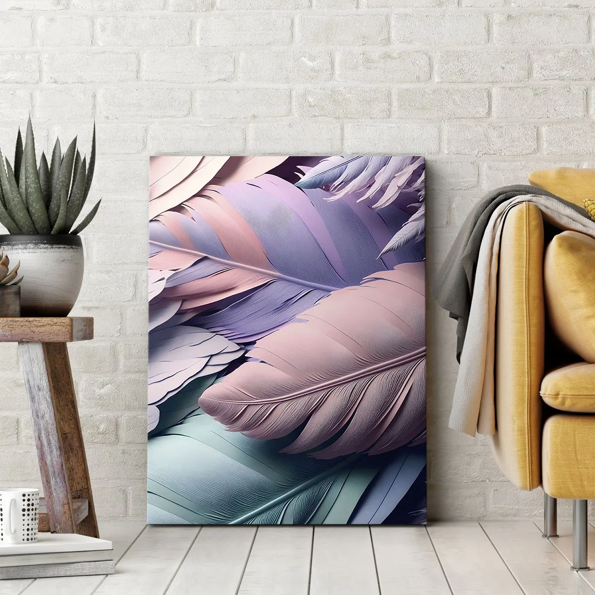 Vászonkép - Madár sikk - 70x100 cm