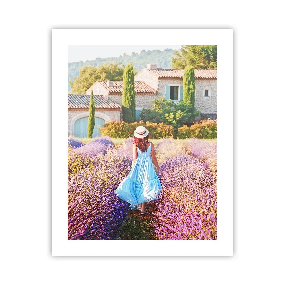 Poszter - Levendula lány - 40x50 cm