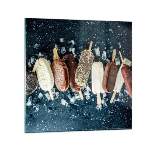 Üveg kép - A forró nyár íze - 70x70 cm