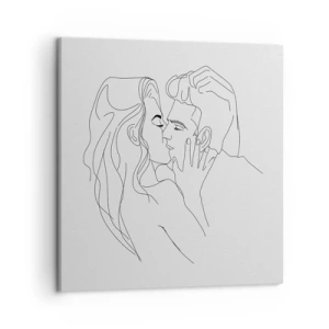 Vászonkép - Ugyanaz a vonalón - 50x50 cm