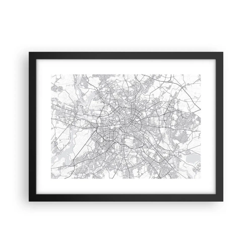 Poszter fehér keretben - Berlin virága - 40x30 cm