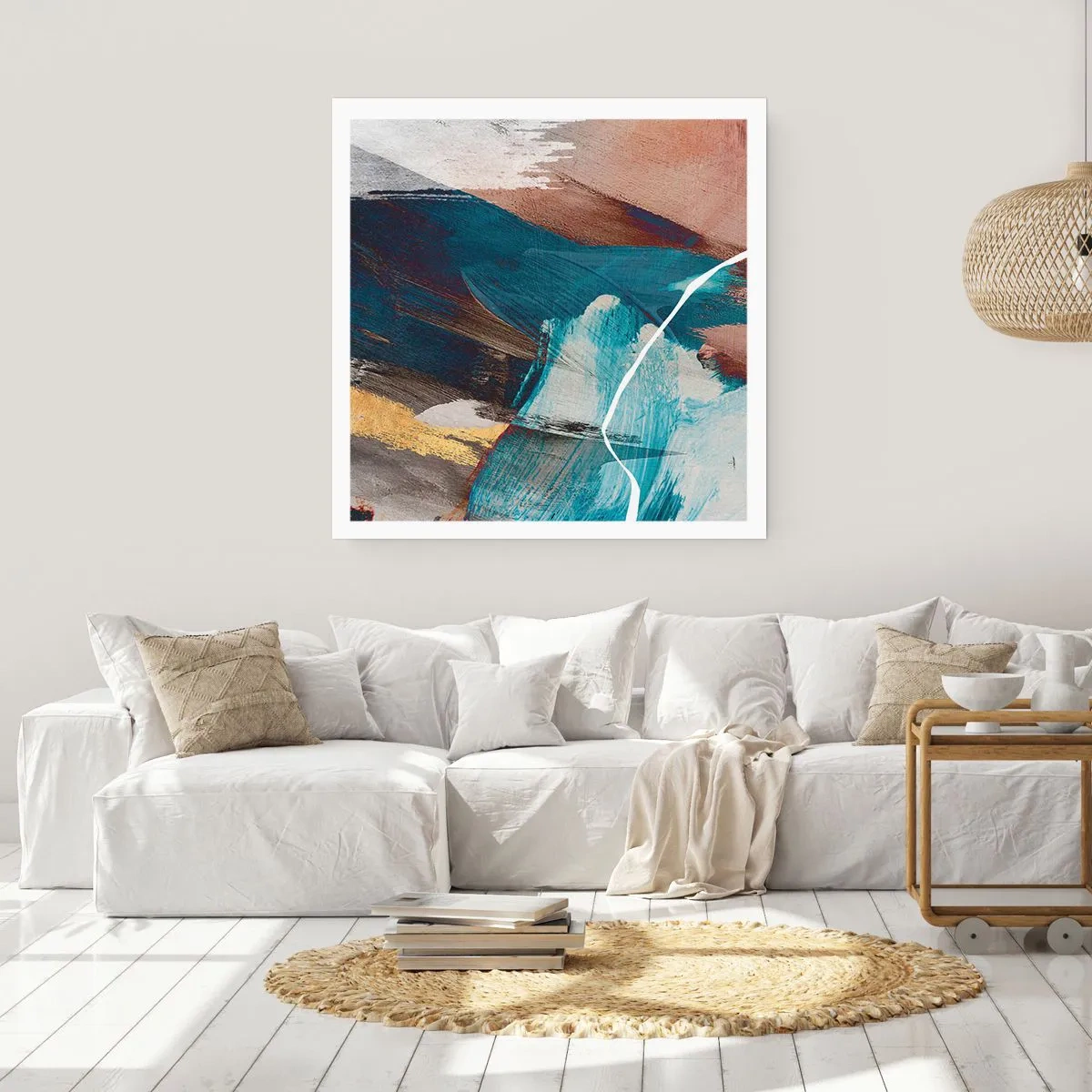 Poszter - Lelkesedéssel és energiával - 40x40 cm