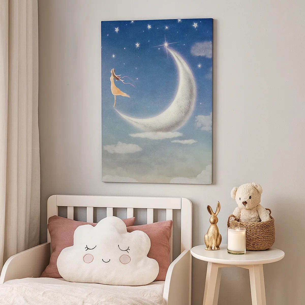 Vászonkép - Kék udvarló - 50x70 cm