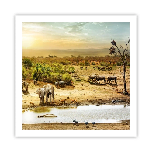 Poszter - „Z Edenu zaś wypływała rzeka…" - 60x60 cm