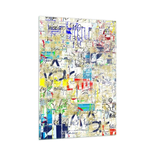 Üveg kép - Egyszerűen tetszik a szemnek - 50x70 cm