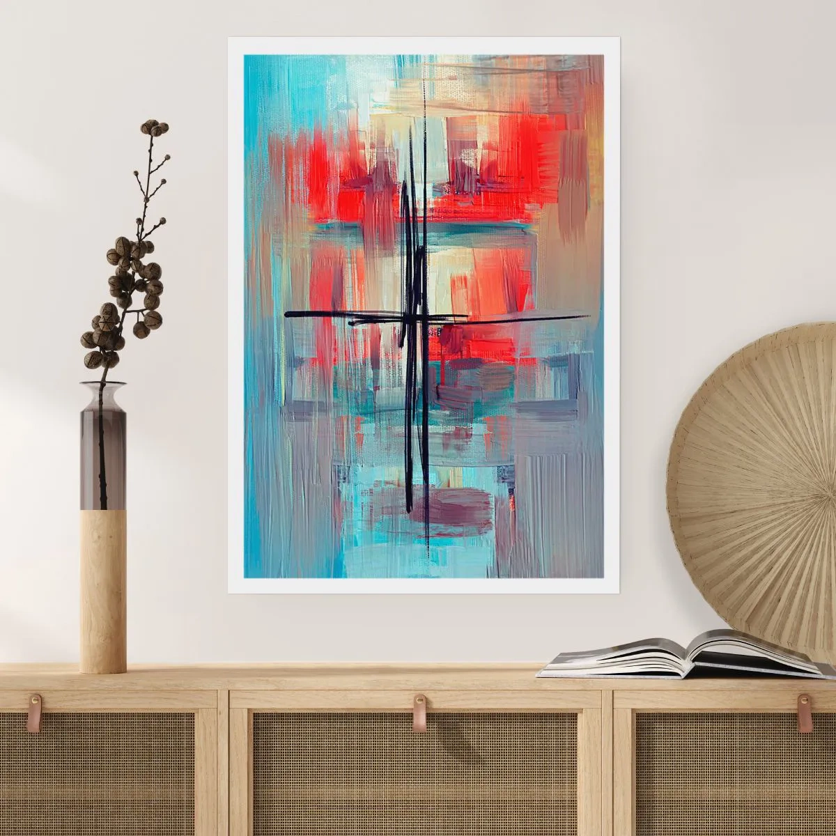 Poszter - Tájkép egy ismeretlen dimenzióban - 70x100 cm