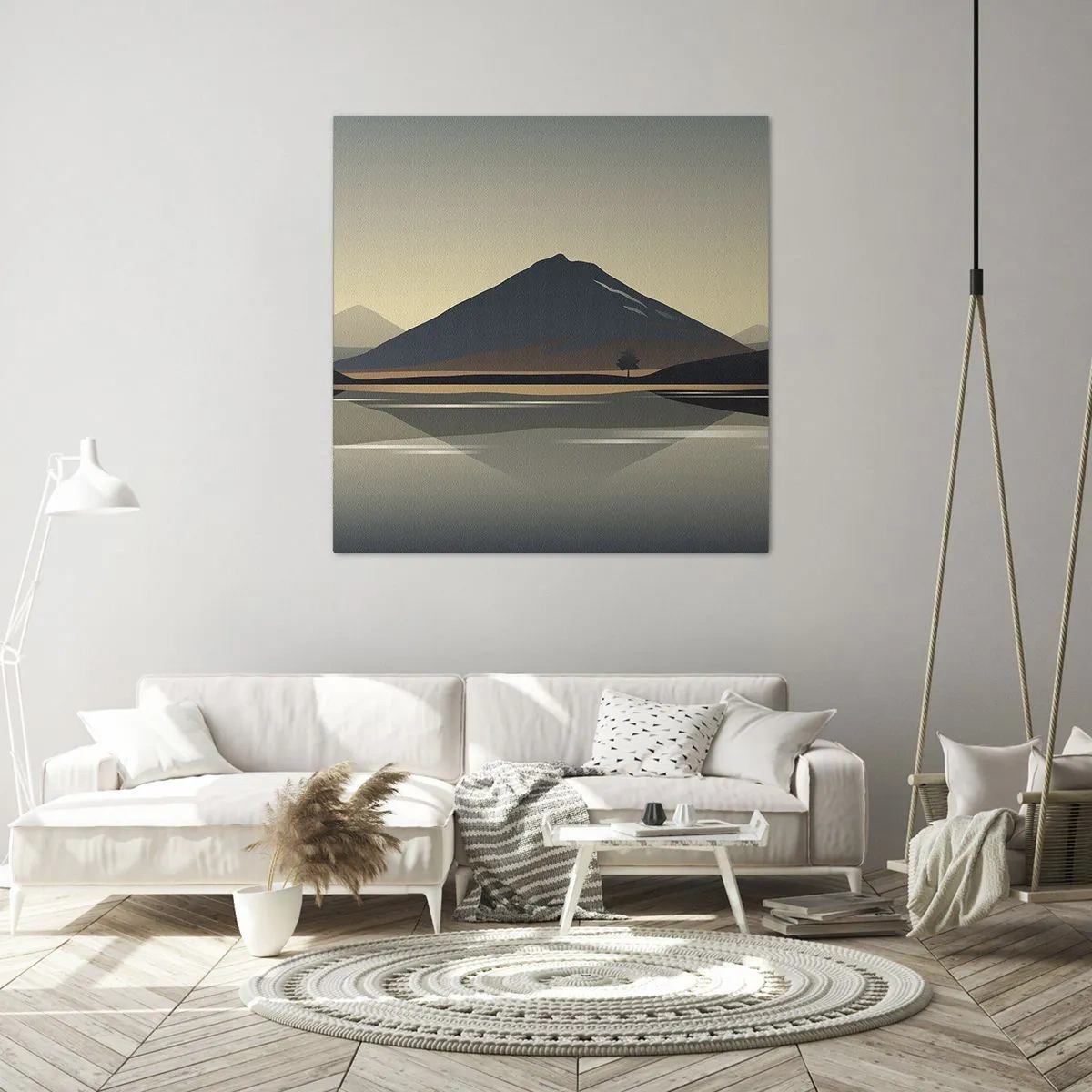 Vászonkép - Tükörreflexió - 50x50 cm