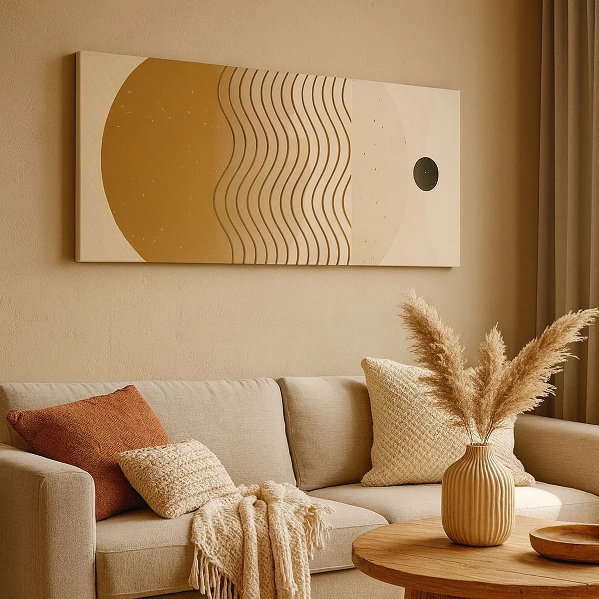 Vászonkép - A geometriai formák eredetéről - 100x40 cm